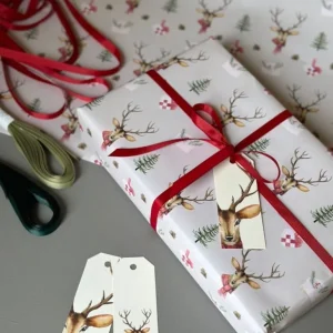 Gavepapir - Deer*All by Voss Discount