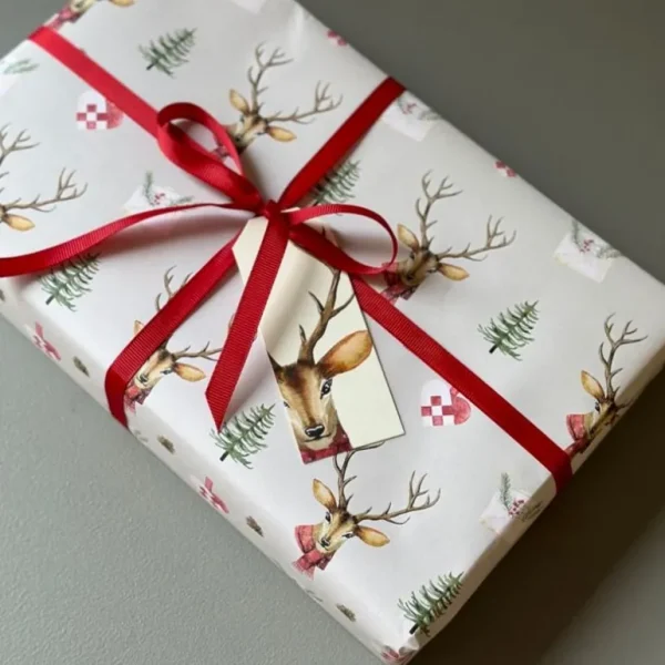 Gavepapir - Deer*All by Voss Discount