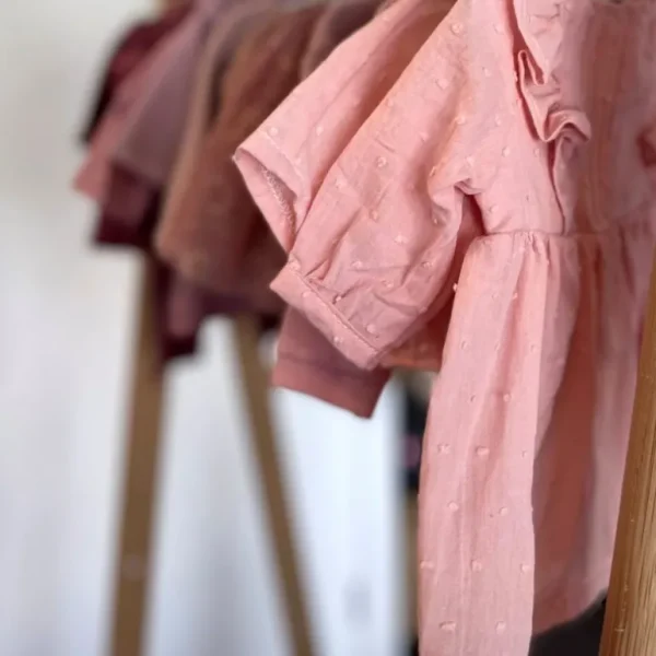 Dukketøj Langaermet Kjole - Rosa*Asi Sale