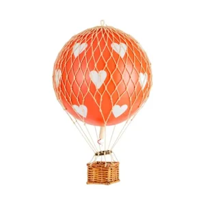 Luftballon 18Cm, Red Hearts*Authentic Models New