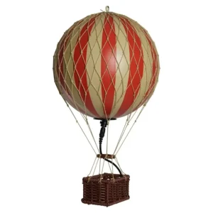 Luftballon 18Cm, Red - Led Lys*Authentic Models Clearance