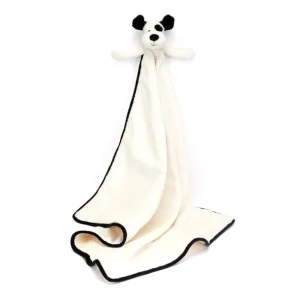 Baby Bashful Hund, Sort/Creme Taeppe*Jellycat Discount