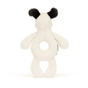 Baby Bashful Hund, Sort/Creme Rangle*Jellycat Flash Sale