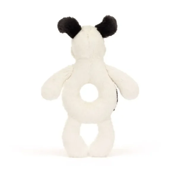 Baby Bashful Hund, Sort/Creme Rangle*Jellycat Flash Sale