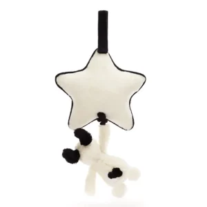 Baby Bashful Hund, Sort/Creme Spilledase*Jellycat Cheap