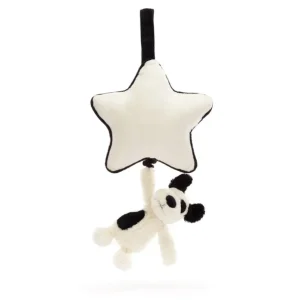 Baby Bashful Hund, Sort/Creme Spilledase*Jellycat Cheap