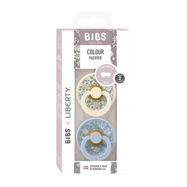 Liberty 2Pk Colour Latex Str.2, Dusty Blue*BIBS Fashion