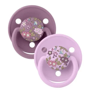 Liberty 2Pk Deluxe Silikone, Mauve Mix*BIBS Fashion