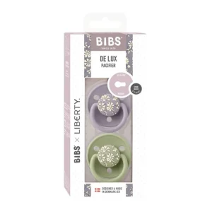Liberty 2Pk Deluxe Silikone, Sage Mix*BIBS Flash Sale