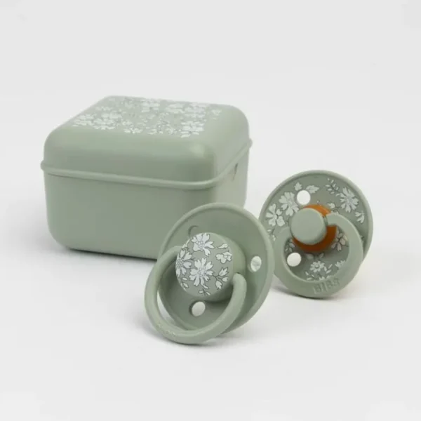 Liberty 2Pk Deluxe Silikone, Sage Mix*BIBS Flash Sale