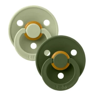 2Pk Colour Latex Anatomisk Str.2, Sage/Hunter Green*BIBS Shop