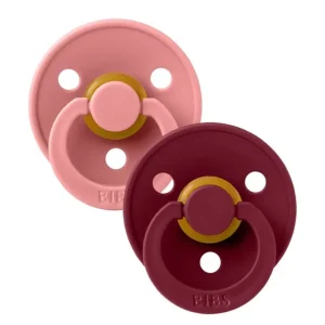 2Pk Colour Latex Str.2, Dusty Pink/Elderberry*BIBS Fashion