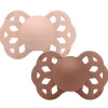 2Pk Infinity Silikone Str.2 Blush/Woodchuck*BIBS Sale