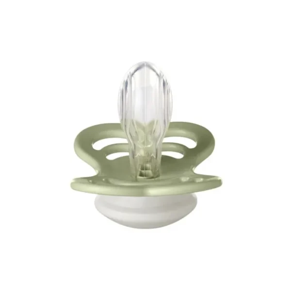 2Pk Supreme Glow Silikone Str.1, Sage/Cloud Night*BIBS Best Sale