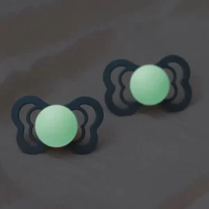 2Pk Supreme Glow Silikone Str.1, Sage/Cloud Night*BIBS Best Sale