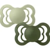 2Pk Supreme Silikone Str.1, Sage/Hunter Green*BIBS Hot