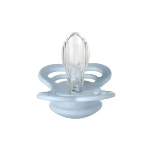 2Pk Supreme Silikone Str.2, Iron/Baby Blue*BIBS Sale