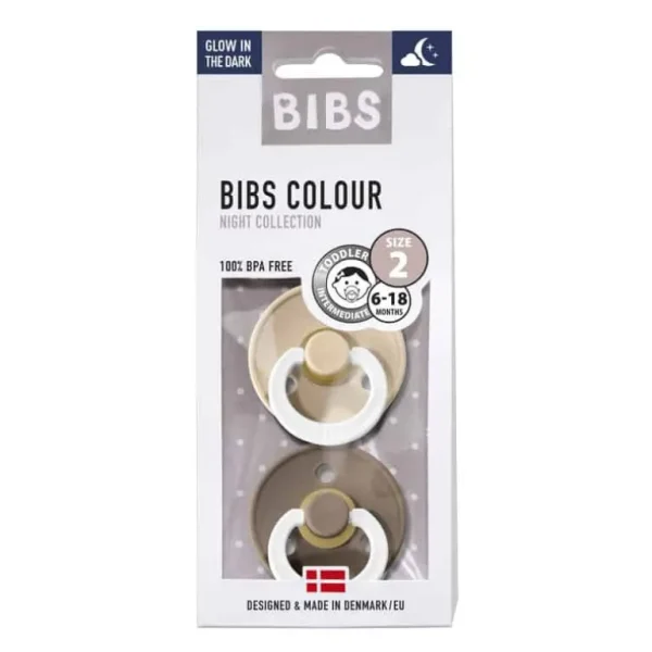 2Pk. Sutter Str. 2, Vanilla Night/Dark Oak Night*BIBS Flash Sale