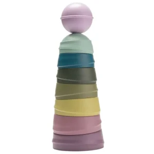 Wobbly Tower, Bright Rainbow*BIBS Discount