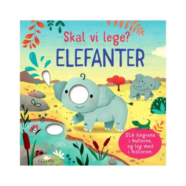 Bog Skal Vi Lege? Elefanter, Papbog*Carlsen Cheap