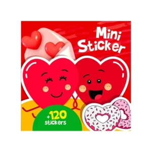 Bolden Mini Stickers Bog - Hjerter*Forlaget Bolden Clearance