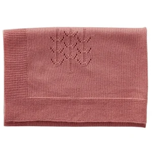 Strikket Dukketaeppe, Rose*By Astrup Online