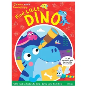 Find Lille Dino - Med En Magisk Lommelygte*Carlsen Outlet