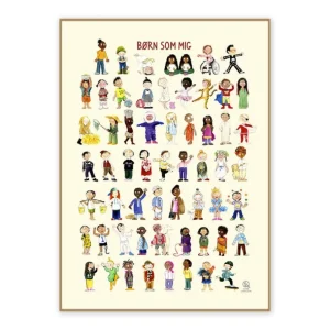 Plakat 50X70Cm, Born Som Mig*Ciha Store