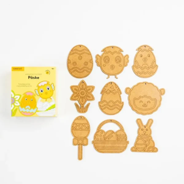 Mal Selv: Paskekassen, 9 Figurer*Crateit Online
