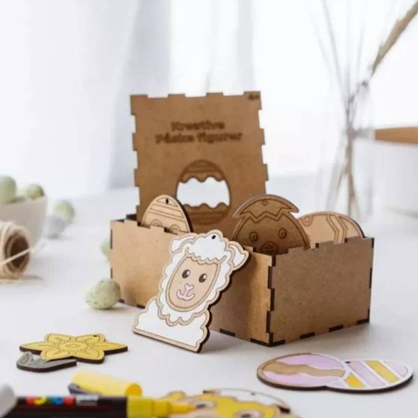 Mal Selv: Paskekassen, 9 Figurer*Crateit Online