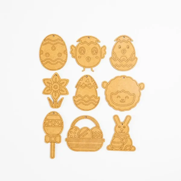 Mal Selv: Paskekassen, 9 Figurer*Crateit Online