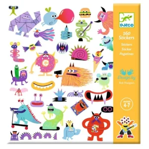 Klistermærker, Monsters*Djeco Cheap