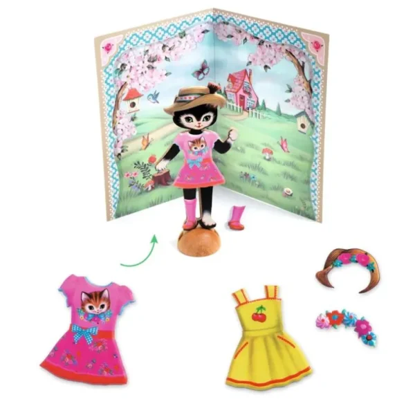 Kreativ Collage Den Lille Garderobe*Djeco Discount