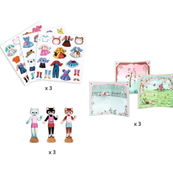 Kreativ Collage Den Lille Garderobe*Djeco Discount