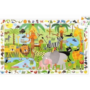 Observationspuslespil Jungle 35 Brikker*Djeco Discount