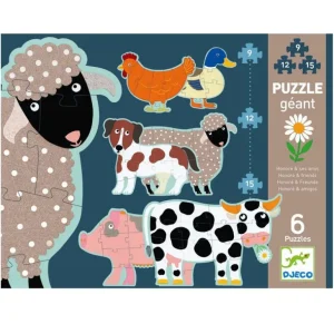 Puslespil Honore Og Hendes Venner 9, 12, 15 Brikker*Djeco Shop