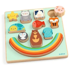 Puzz & Boom Rainbow, Balanceleg*Djeco Cheap