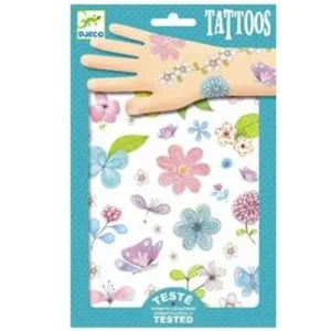 Tatoveringer Blomster*Djeco Hot