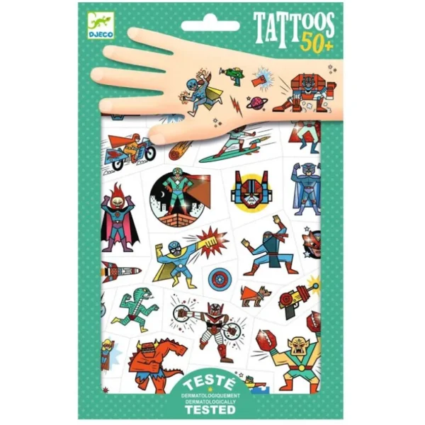 Tatoveringer, Skurker Mod Helte*Djeco Outlet