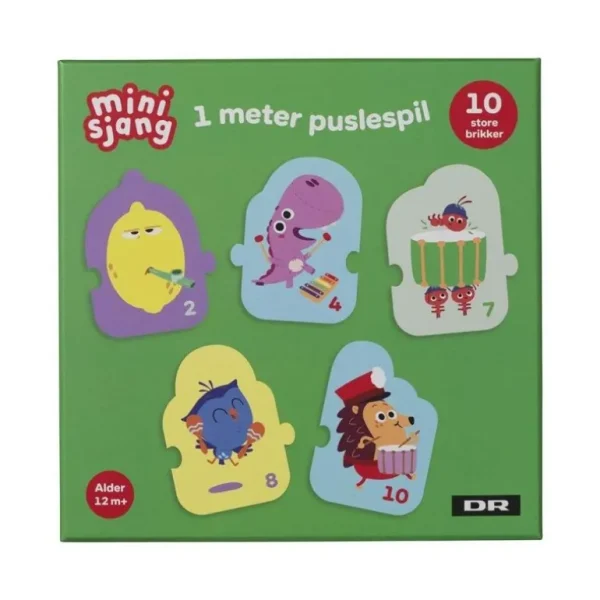 Dr Borste 1 Meter Puslespil, 10 Brikker*DR Minisjang Flash Sale