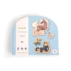 Saet Med 7 Puslespil - Bondegardsdyr*Filibabba Discount