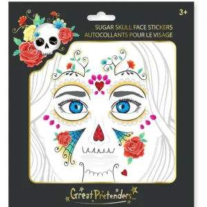 Sugar Skull AnsigtsKlistermærker*Great Pretenders Best Sale