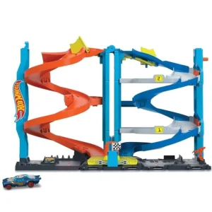 City Transforming Race Tower*Hot wheels Hot