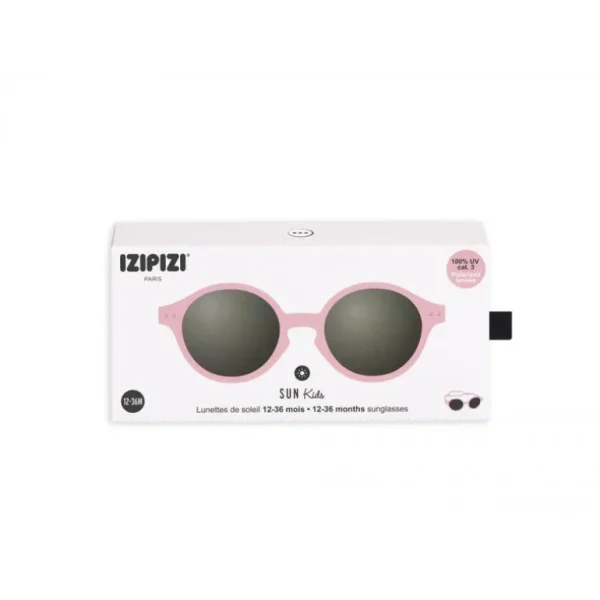 Kids Solbrille, Pastel Pink*Izipizi New