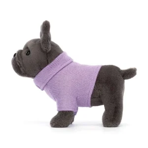 Sweater Fransk Bulldog, Lilla 19 Cm*Jellycat Cheap