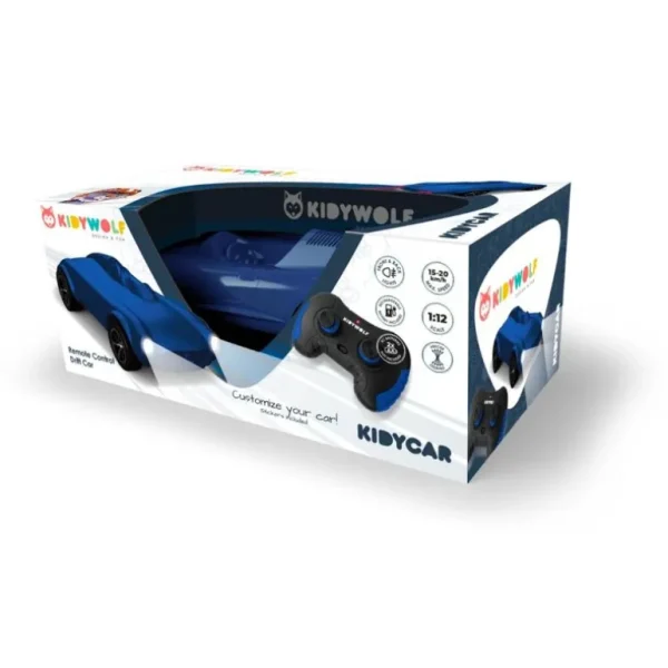 Kidycar Fjernstyret Bil, Bla*Kidywolf Store