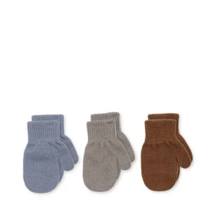Konges Slojd Filla Vanter 6-12Mdr., Silver Mix*Konges sløjd Flash Sale