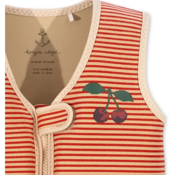 Konges Slojd Float Vest Str.1-2 Ar, Glitter Stripe*Konges Sløjd Fashion