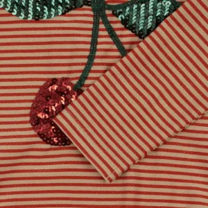 Konges Slojd Jade Ls Swimsuit Str.4 Ar, Glitter Stripe*Konges sløjd Fashion