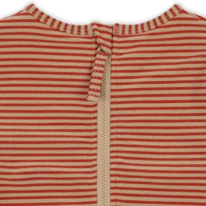 Konges Slojd Jade Ls Swimsuit Str.4 Ar, Glitter Stripe*Konges sløjd Fashion